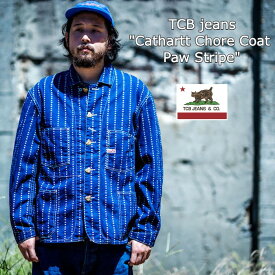 "Cathartt Chore Coat Paw Stripe"TCB jeans / TCBジーンズカバーオール / ウォバッシュ / チョア・コート児島ジーンズ / MADE IN JAPAN
