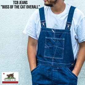 "Boss of the Cat Overall" / デニムオーバーオールDENIMTCB jeans / TCBジーンズ児島ジーンズ / MADE IN JAPAN
