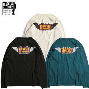 TROPHY CLOTHING / �g���t�B�[�N���[�W���O / Wing Logo OD L/S Tee 3colors / T�V���c / �|�P�b�gT�V���c / ���o�[�v�����g / ����T