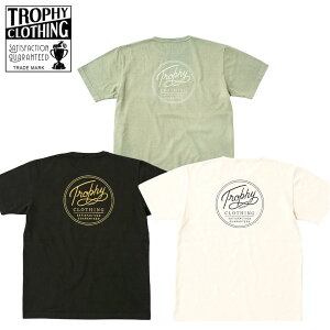 TROPHY CLOTHING / �g���t�B�[�N���[�W���O / Circle Logo OD S/S Tee 3colors / ����T / �|�P�b�gT�V���c