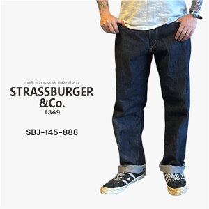SBJ-145-888 / STRASSBURGER&Co. / JUMBO 14.5oz WIDE TAPERED STRAIGHTFIT ZF / �f�j���W�[���Y / �W�b�v�t���C / ���{��