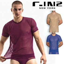 Tシャツ メンズ シースルー メッシュ C-IN2 SHEER CREW NECK T-SHIRT クルーネック 半袖シャツ インナーシャツ ストレッチ スポーツ 吸汗速乾 メンズ パンツ 下着 メンズ下着 男性下着 アンダーウェア ブランド セクシー おしゃれ かっこいい プレゼント ギフト