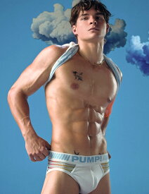 ブリーフ メンズ ローライズブリーフ PUMP UNDERWEAR PRISM BRIEF パンプ ローライズ ストレッチ メッシュ スポーツ 吸汗速乾 メンズ パンツ 下着 メンズ下着 男性下着 アンダーウェア ブランド セクシー おしゃれ かっこいい プレゼント ギフト