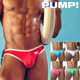 メンズ 水着 ビキニ ビキニブリーフ ビキニパンツ PUMP UNDERWEAR V-CHEEKY 競泳パンツ 競パン ブーメラン パンプ メンズ 水着 男性水着 ビーチウェア 海パン スイムウェア ブランド スポーティー セクシー おしゃれ ※ご返品不可