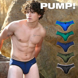 メンズ 水着 ビキニ ビキニブリーフ ビキニパンツ PUMP UNDERWEAR WATER BRIEF 競泳パンツ 競パン ブーメラン パンプ メンズ 水着 男性水着 ビーチウェア 海パン スイムウェア ブランド スポーティー セクシー おしゃれ かっこいい ※ご返品不可