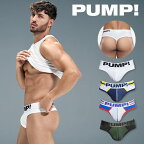 PUMP パンプ Tバック BRIEF STYLE MESH CUP THONG メンズTバック ティーバック サポーター スポーツ用インナー PUMP! Underwear メンズ 男性下着 | アンダーウェア 男性用下着 下着 男性 男 メッシュカップ スポーツインナー カラー スポーティー