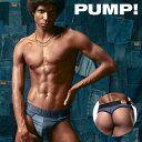 メンズTバック メンズ Tバック サポーター PUMP UNDERWEAR INDIGO BLUE THONG パンプ ローライズ ストレッチ スポーツ…
