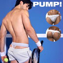 メンズTバック メンズ Tバック サポーター PUMP UNDERWEAR CLAY THONG パンプ ローライズ ストレッチ メッシュ スポー…