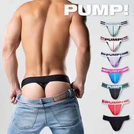 PUMP パンプ Tバック LOW RISE THONG メンズTバック ティーバック ハイブランド サポーター スポーツ用インナー PUMP! Underwear メンズ 男性下着 | アンダーウェア 男性用下着 下着 男性 男 スポーツインナー カラー スポーティー 個性