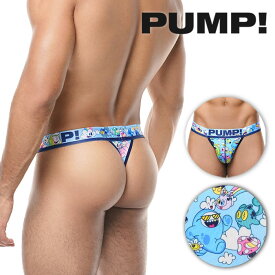 メンズTバック メンズ Tバック PUMP FUNTOPIA THONG | セクシー サポーター スポーツ用インナー メッシュ カップ ティーバック ハイブランド PUMP!Underwear パンプ メンズ 男性下着 アンダーウェア 男性用下着 下着 男性 男 スポーツインナー スポーティー ジム おしゃれ