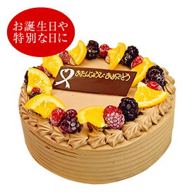 生チョコケーキ 6号(＊冷凍ケーキ 約5～8名分)　チョコレートケーキ バースデー ケーキ 誕生日 スイーツ お菓子 ギフト プレゼント お返し お取り寄せ