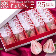 恋する いちご プレミアム 25個入 | チョコレート 苺 お菓子 苺トリュフ スイーツ イチゴ チョコ 配る 個…