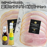 お店で食べるような豪華なサラダをご家庭でセット | 詰め合わせ 大判ハム ポン酢 ドレッシング イベント …
