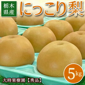 【予約】にっこり 梨 5kg箱 (秀品) 送料無料 なし 梨 予約 秋の味覚 果物 くだもの フルーツ 旬 贈り物 ギフト プレゼント 冬ギフト お祝い 結婚 出産 内祝い お返し お礼 産直 お取り寄せ【WS】【BK】