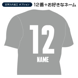 【2025ユニフォーム】栃木SC 文字入れ加工〈12番＋お好きなネーム〉