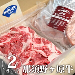 【送料無料】【クーポン利用で30%OFF】那須野ヶ原牛切り落とし&自家製ハンバーグ|肉 牛肉 和牛入りハンバーグ|牛肉 ビーフ 和牛 ハンバーグ 切り落とし 詰め合わせ セット