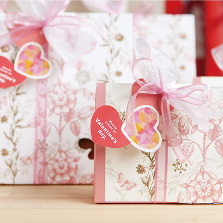 楽天市場】【メール便OK】ハートが3つ重なったバレンタインタグ(10枚入  