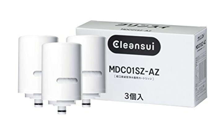 楽天市場】クリンスイ 浄水器 カートリッジ 交換用 MDC01S ×3個入 増量パック MONOシリーズ MDC01SZ-AZ : MONOPARK 楽天市場】クリンスイ 浄水器 カートリッジ 交換用 MDC01S ×3個入 増量パック MONOシリーズ MDC01SZ-AZ : MONOPARK