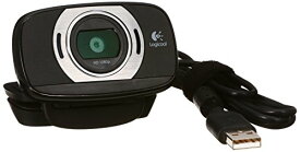 ロジクール ウェブカメラ C615 ブラック フルHD 1080P ウェブカム ストリーミング 折り畳み式 360度回転 国内正規品 2年間メーカー保証