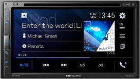 Pioneer パイオニア ディスプレイオーディオ FH-8500DVS 6.8インチ 2DIN AppleCarPlay AndroidAuto?対応 CD DVD USB Bluetooth iPod iPhone AUX DSP カロッツェリア
