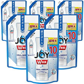 【ケース販売】 除菌ジョイ コンパクト 食器用洗剤 詰め替え ジャンボ 1330mLx6個