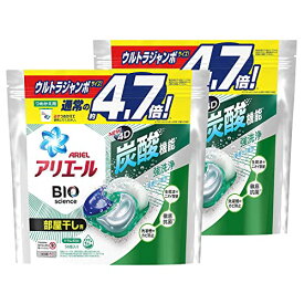 【まとめ買い】 アリエール ジェルボール4D 洗濯洗剤 部屋干し詰め替え 56個x2袋