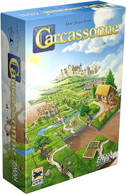 Carcassonne ボードゲーム (ベースゲーム) | ファミリーボードゲーム | 大人と家族のためのボードゲーム | 戦略ボードゲーム | 中世アドベンチャーボードゲーム | 対象年齢7歳以上 | 2~5人用 | Z-Man Games製