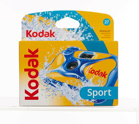 Kodak コダック レンズ付きフィルム スポーツ 15m防水 27枚 水中カメラ 35mm おすすめ 使い切りカメラ ISO800 27枚撮り WATER AND SPORT 27