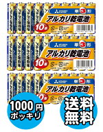 【1000円 ポッキリ ぽっきり】送料無料 アルカリ 単3 電池 単三 防災 備えに 乾電池 おすすめ ゆうパケッ…