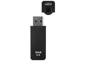 USB�������[ 16GB �t���b�V���������[ �L���b�v�� �������� �䂤�p�P�b�g���� ���[�_�[���f�B�A�e�N�m ���\�X Lazos USB������ 16GB USB3.0�Ή� L-US16-CPB