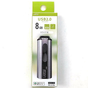 USB�������[ 8GB �t���b�V���������[ �t���b�V�������� USB������ �������� ���[�_�[���f�B�A�e�N�m �䂤�p�P�b�g���� ���\�X Lazos USB������ 8GB USB2.0�Ή� L-US8