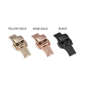 12mmベルト用バックル　YellowGold/RoseGold/Black