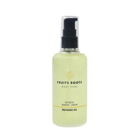 Fruits Roots フルーツルーツ マッサージオイル オレンジ＆レモン（リフレッシュ）100ml【送料無料】