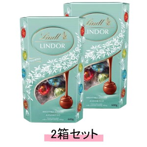 �����c �����h�[�� �O���[�� �A�\�[�g Lindt Lindor Green Assorted 600g�y2���Z�b�g�z�y���������z