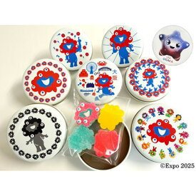 【Expo2025・大阪 関西万博】 ミャクミャク 大阪・関西万博 ミャクミャクゼリー缶 (1缶：4個入) 【お好きな柄をお選びください】