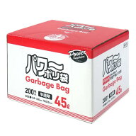 日本サニパック パワーポリ袋 200枚 Translucent Garage Bag 45L 半透明