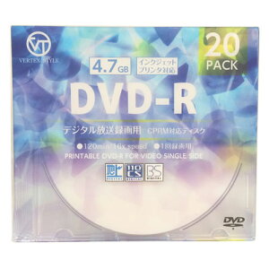 VERTEX DVD-R(Video with CPRM) 1^p 120 1-16{ 20P CNWFbgv^Ή(zCg) DR-120DVX.20CAN | ֘AP: ڑ Đ  |[^u v[[ f ԍ hdmier P[X Ot 