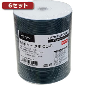 600Zbg(100X6) HI DISC CD-R(f[^p)i TYCR80YP100BX6 ֘AF(ACfBA Z ObY i  炵 ֗ S)