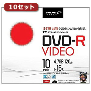 100Zbg(10X10) HI DISC DVD-R(^p)i TYDR12JCP10SCX10 | ֘AP: ڑ Đ  |[^u v[[ f ԍ hdmier P[X Ot Ή [ R[_[ u[C