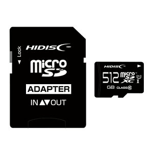 HIDISC microSDXCJ[h 512GB A2, V30, CLASS10 UHS-1 Speed Class3Ή SDϊA_v^t HDMCSDX512GCL10UIJP3 ֘AF(ACfBA Z ObY i  炵 ֗ S)