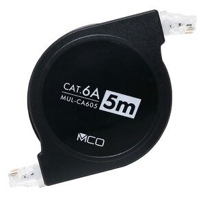 MCO R[h[CAT.6A LANP[u 5mubN MUL-CA605/BK | P[u ֘AP DVI ϊ P[u HDMI VGA C^[tF[X fBXvC p\R DVD AiO fW^ usb PC Ӌ@ ANZT