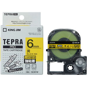 KING JIM LOW evPROe[vS 6mm  KJ-SC6YW | e[v ֘AP Cg Jb^[ {[ W[ C^[ led    }XLO ̂ lւ z_[  ev 