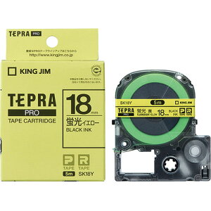 KING JIM LOW evPROe[vuF 18mm CG[ KJ-SK18Y | e[v ֘AP Cg Jb^[ {[ W[ C^[ led    }XLO ̂ lւ z_[  