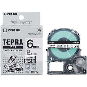 KING JIM LOW evPROe[vS 6mm  KJ-SS6KW | e[v ֘AP Cg Jb^[ {[ W[ C^[ led    }XLO ̂ lւ z_[  ev 