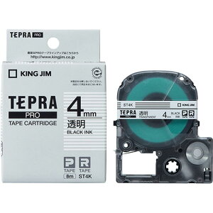 KING JIM LOW evPROe[vx 4mm  KJ-ST4K | e[v ֘AP Cg Jb^[ {[ W[ C^[ led    }XLO ̂ lւ z_[  