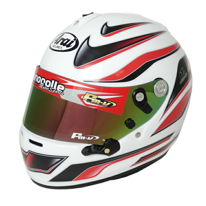 楽天市場 Monocolle モノコレ オリジナル Arai ヘルメット Gp 6s用 Type E ドレスアップステッカー モノコレ