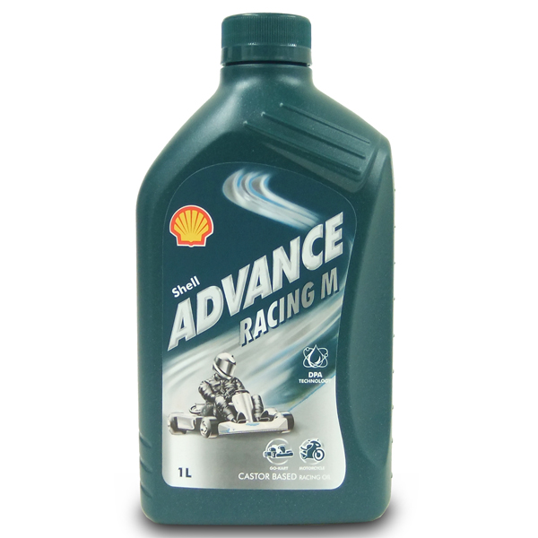 Shell ADVANCE 当店一番人気 M 1L レーシングカート用 1本 2ST 代引き不可 オイル