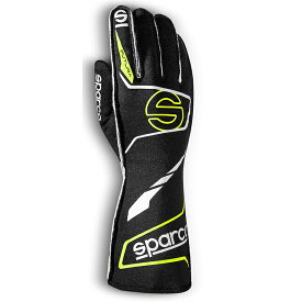 SPARCO スパルコ FUTURA GLOVE ブラック×イエロー レーシンググローブ FIA8856-2018公認 (001365-NRGF)