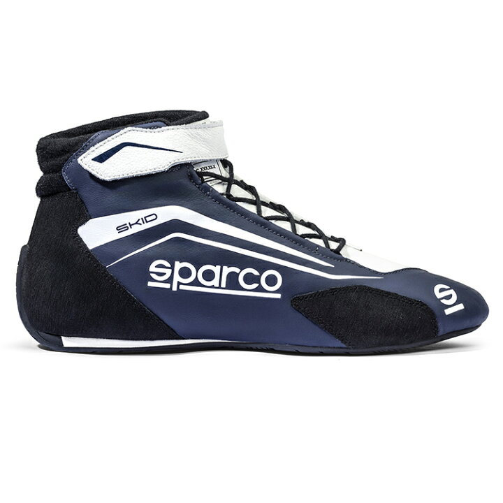 楽天市場】SPARCO スパルコ SKID レーシングシューズ ネイビーブルー 