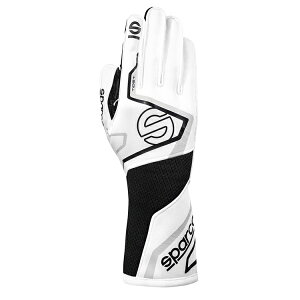 SPARCO �X�p���RTIDE+ GLOVE �z���C�g×�u���b�N ���[�V���O�O���[�u FIA8856-2018���F (BRG0001B0W08) MY2025